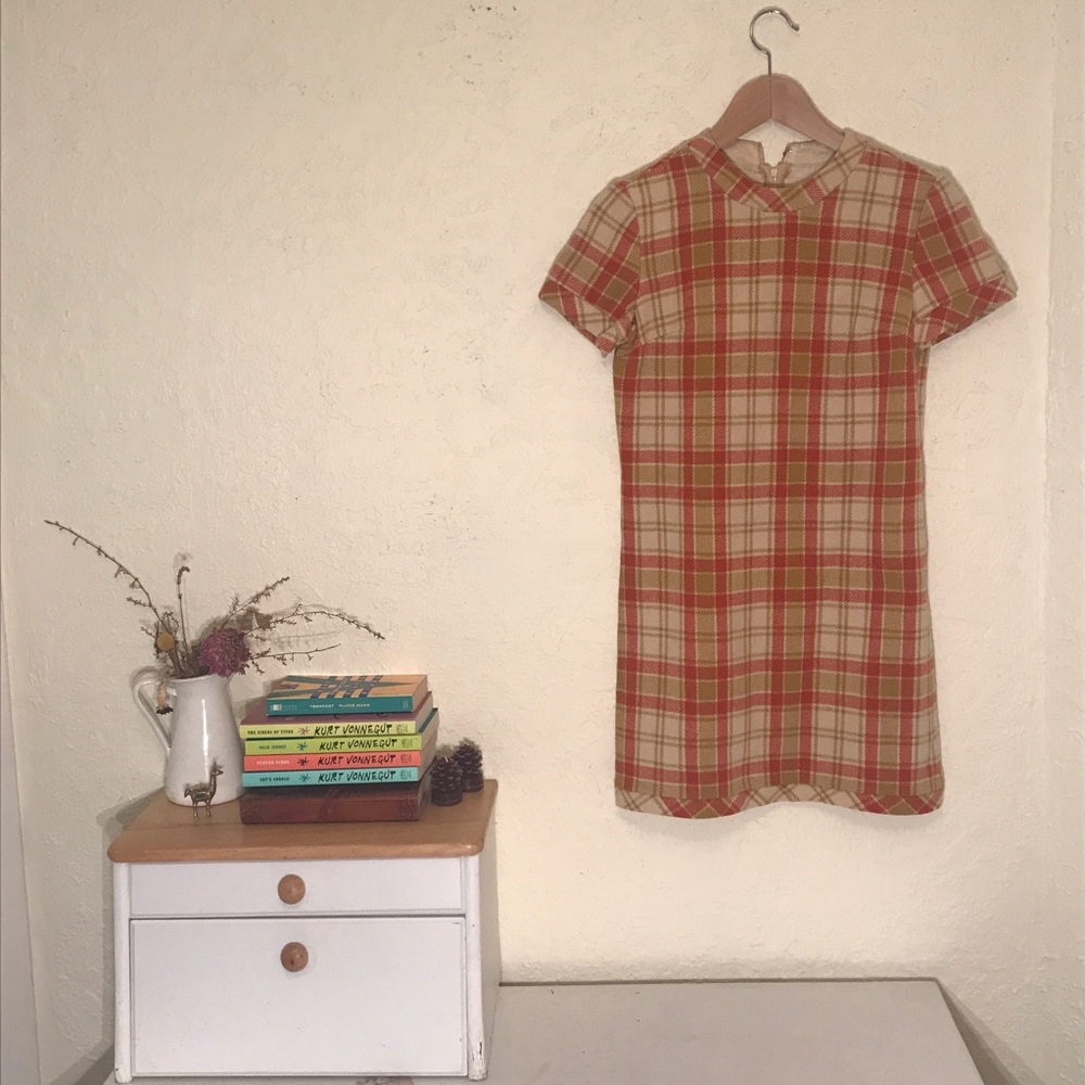 Vintage Plaid Dress